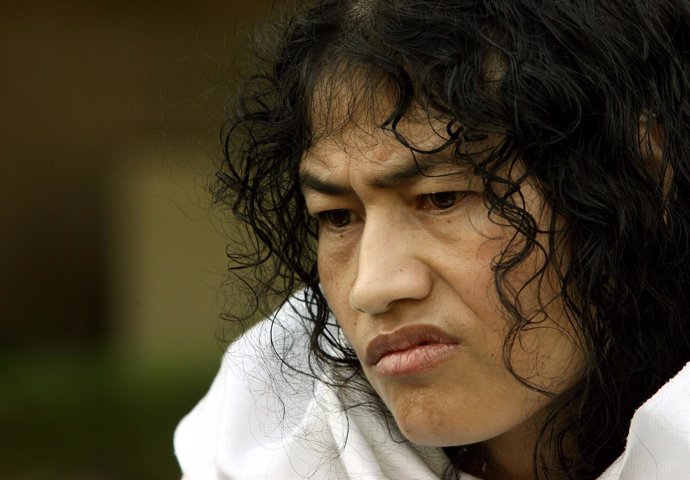Irom Sharmila, activista india, en 2006