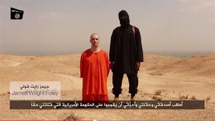 El periodista James Foley, degollado por un terrorista de Estado Islámico