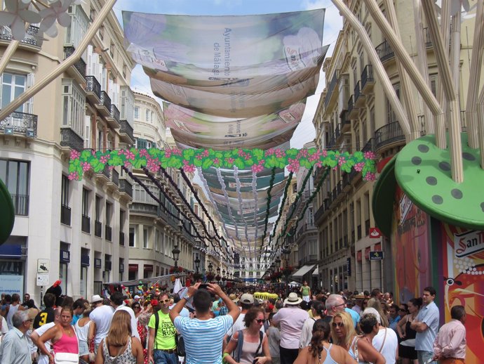 Feria Centro Día, Málaga, Gente, Calle Larios, turismo