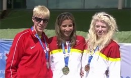 Alberto Suárez y Sara Martínez, campeones de Europa en Swansea