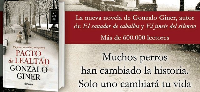 Gonzalo Giner Presenta Hoy Su Novela Pacto De Lealtad En Santander - 