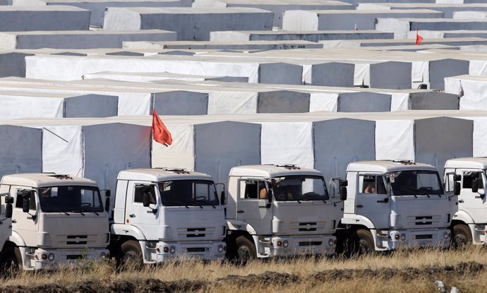 Convoy de ayuda humanitaria rusa destinado al este de Ucrania