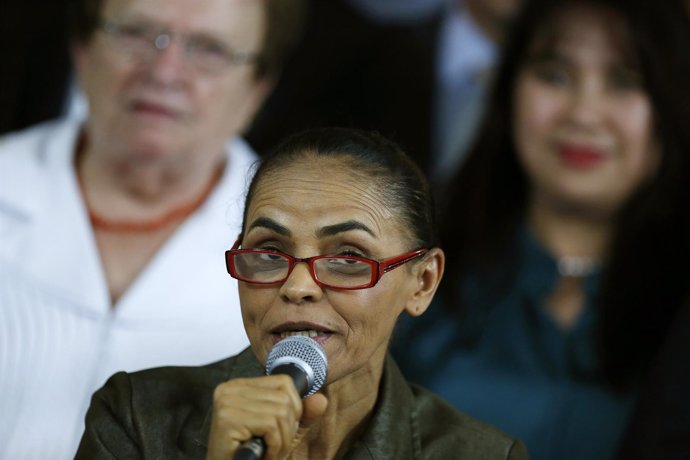 Marina Silva, candidata del PSB a las elecciones presidenciales de Brasil