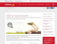 Iberia permitirá mantener las reservas en su web hasta 72 horas antes de comprar