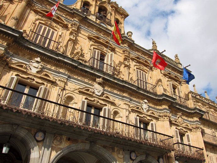 Fachada del Ayuntamiento de Salamanca.