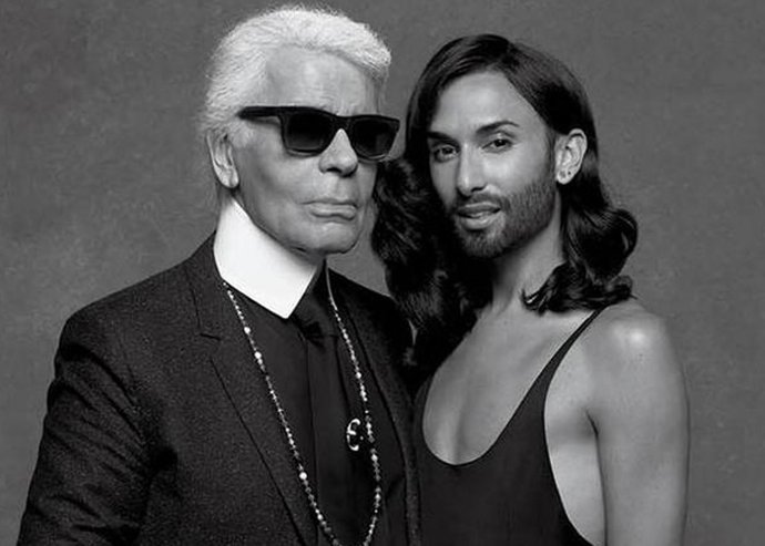 Conchita Wurst, de conquistar a Gaultier a... Karl Lagerfeld 