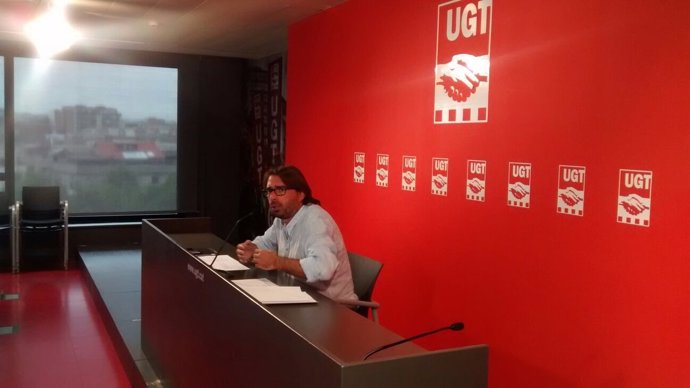 El secretario de Política Sindical de UGT de Catalunya, Camil Ros.