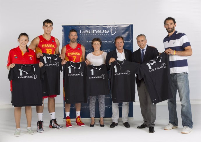 La selección española de baloncesto se une a la Fundación Laureus