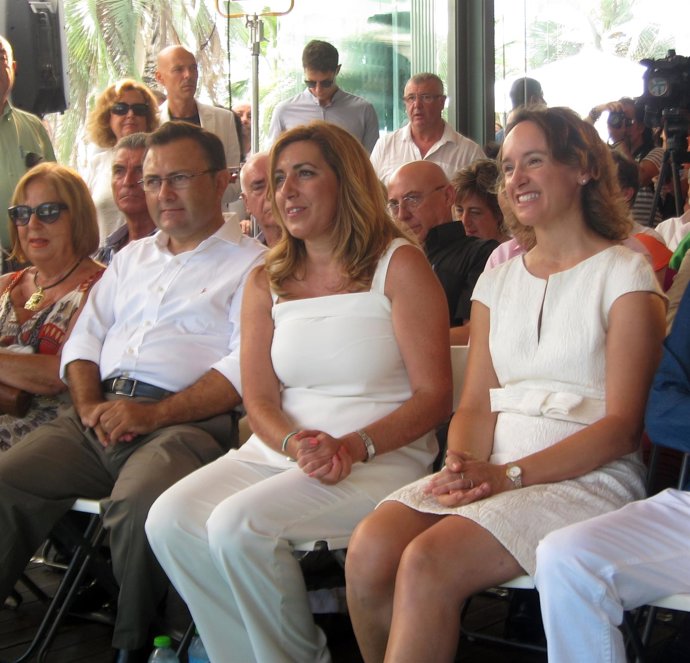 Susana Díaz en la Feria de Málaga