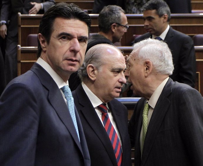 José Manuel Soria, Jorge Fernández Díaz y José Manuel García Margallo