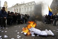 Las manifestaciones estudiantiles para una mayor participación en la reforma educativa se saldan con 82 detenidos