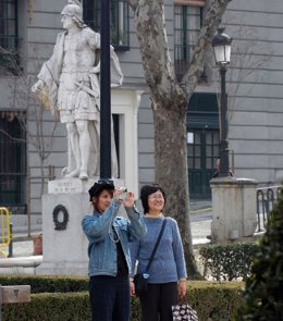 Turistas en Madrid