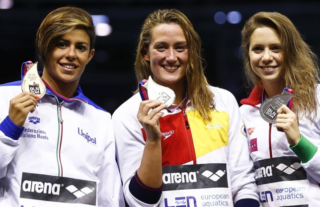 Mireia Belmonte oro 1500 libre Caramignoli Kapas Europeos