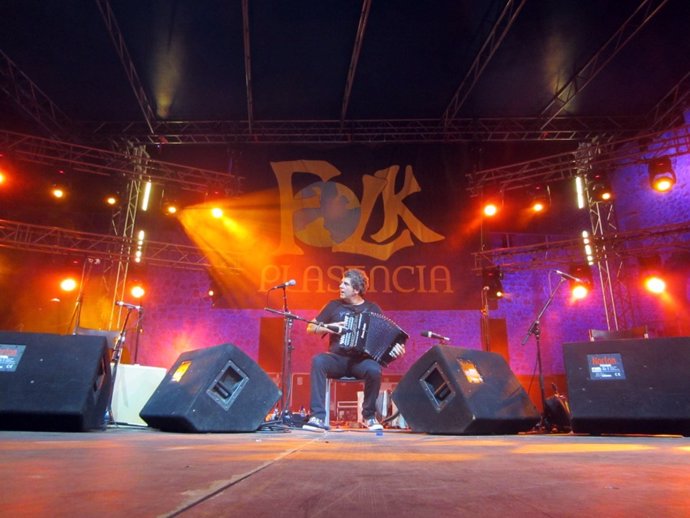 Kepa Junkera en el Festival Folk de Plasencia