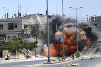 Israel destruye un edificio de 13 pisos en un nuevo bombardeo sobre Gaza