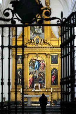 Uno de los retablos del Museo del Carmen