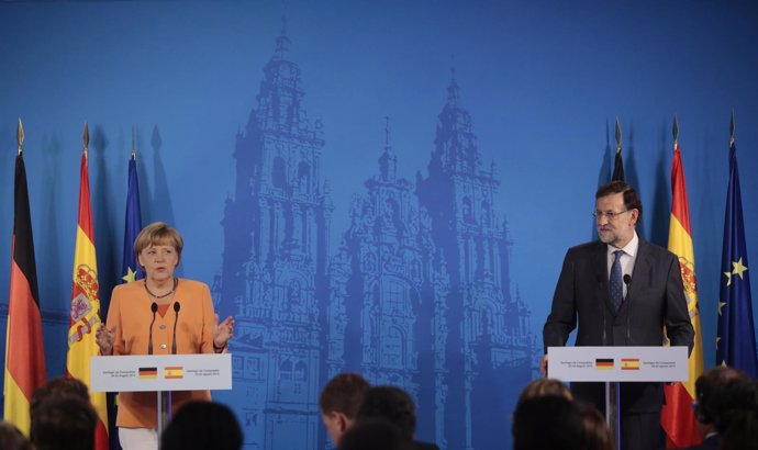 Rueda de prensa de Rajoy y Merkel