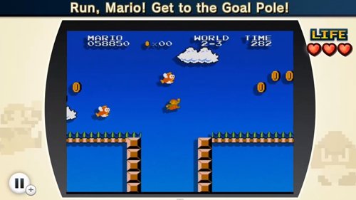 Nivel de Mario en NES Remix para Wii U