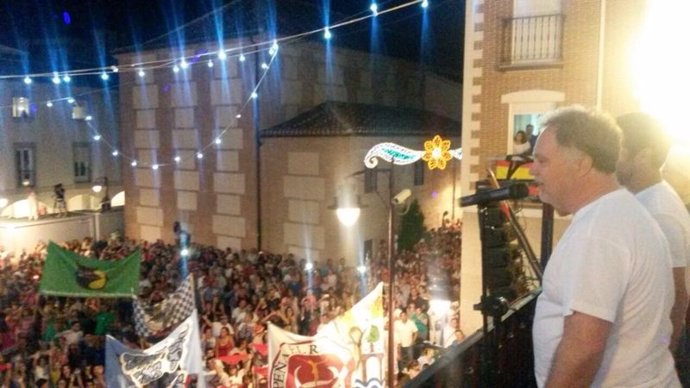 Chupinazo de inicio de las fiestas de San Sebastián de los Reyes