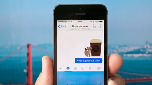 Aplicación de Facebook móvil smartphone ios