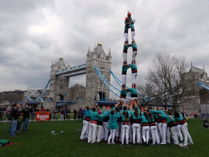 Castellers de Vilafranca en Londres