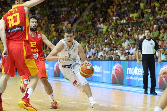Eslovenia se impone a España en el Eurobasket