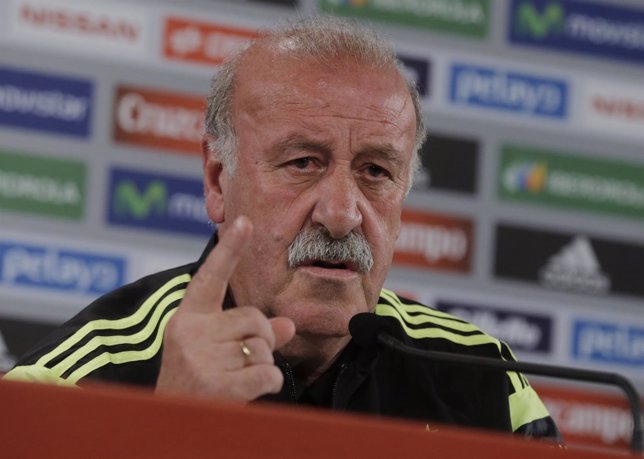 Vicente del Bosque en rueda de prensa