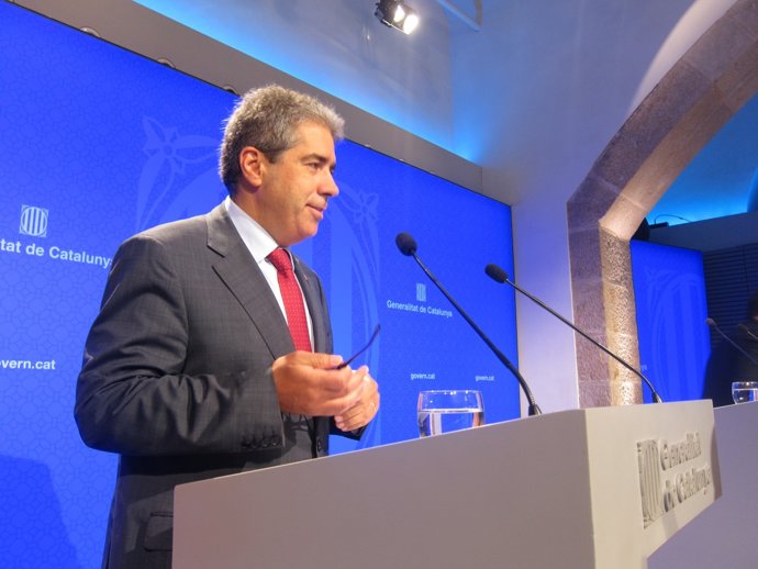 Homs en rueda de prensa tras el Consell Executiu