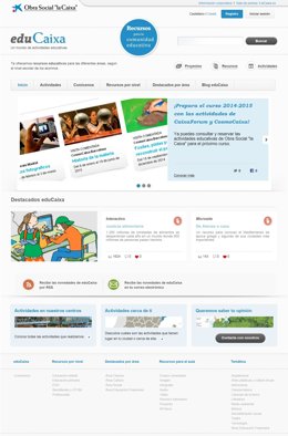 Portal educativo eduCaixa