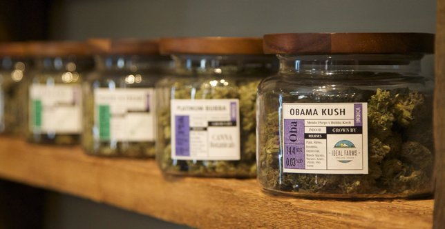 Marihuana en un dispensario médico en Portland, Oregon.