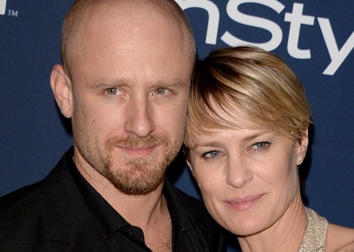 Robin Wright, de las lágrimas con Sean Penn a la felicidad con Ben Foster