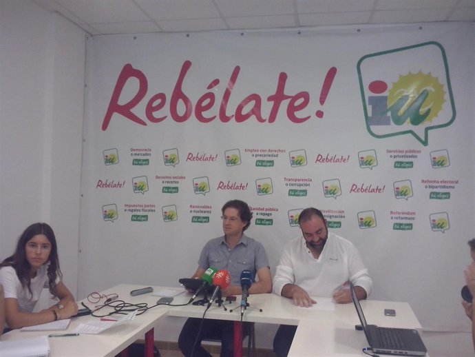 Rueda de prensa de IU 