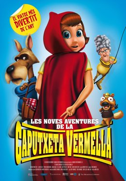 Cartel promocional de 'Les noves aventures de la Caputxeta Vermella' (2011)