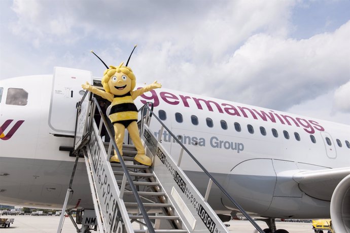 La abeja Maya vuela con Germanwings