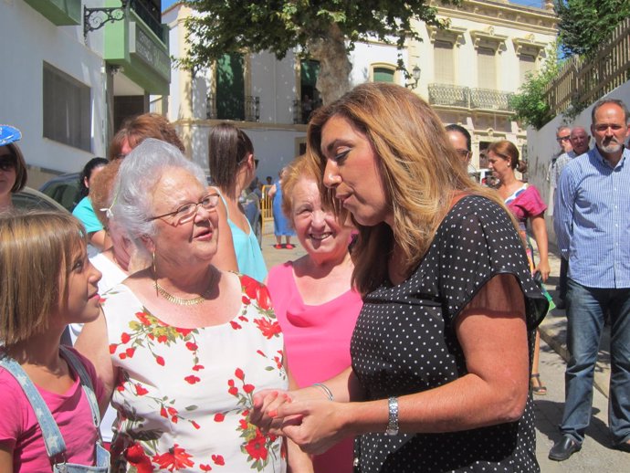 La presidenta de la Junta, Susana Díaz, visita Terque
