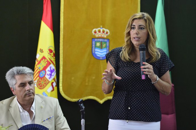 Susana Díaz, hoy en Terque (Almería)