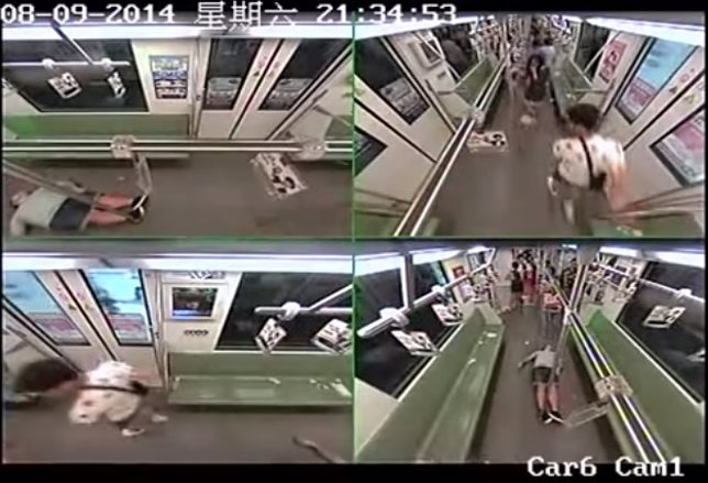 Estampida en el metro de Shanghai por un desmayo