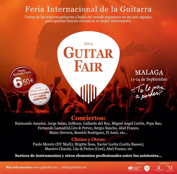 Cartel de la Feria Internacional de la Guitarra