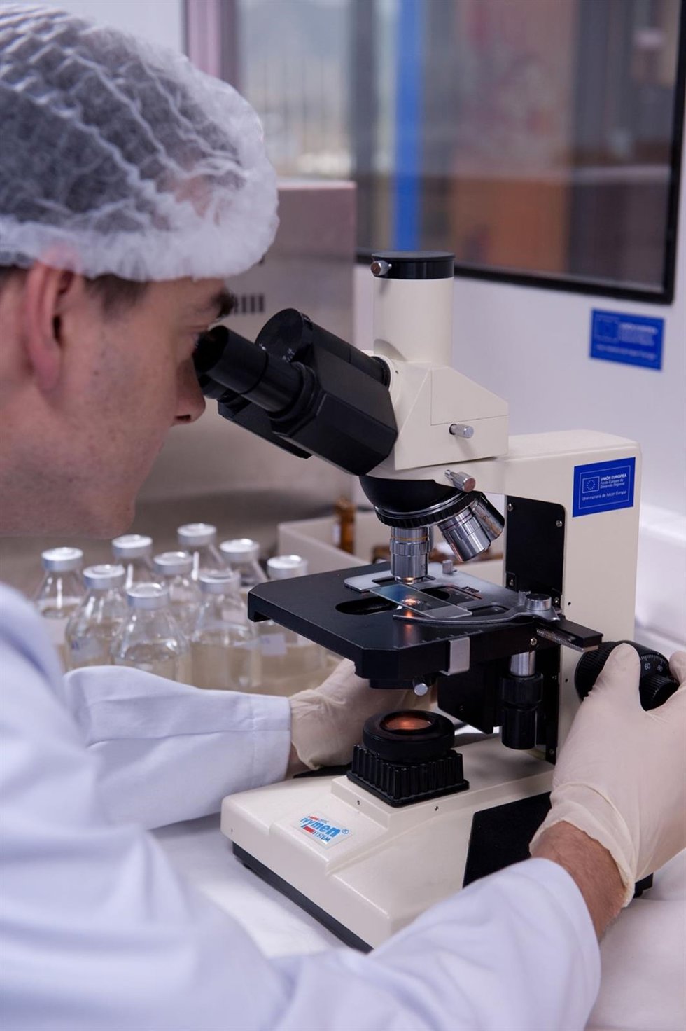 Microscopio, laboratorio