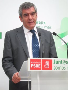 El portavoz de Justicia del PSOE en el Congreso, Julio Villarrubia