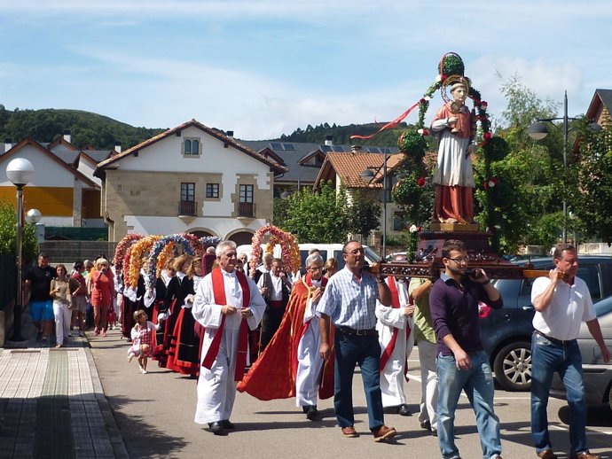 Procesión de las fiestas de San Ramón Nonato