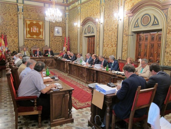 Sesión del pleno de la Diputación de Salamanca