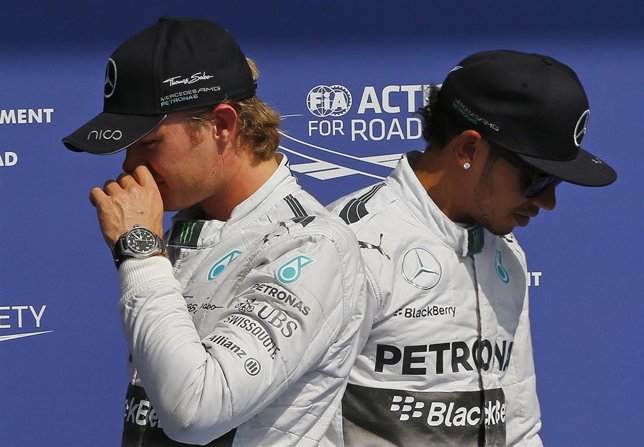 Lewis Hamilton y Nico Rosberg