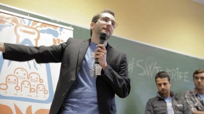 Fran Cabrera, ex alumno de la ULL y participante del proyecto