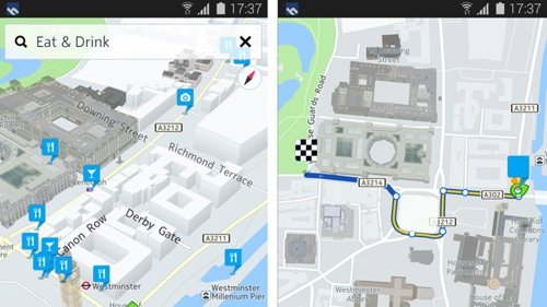 Nokia anuncia HERE Maps Android, en exclusiva para Samsung Galaxy