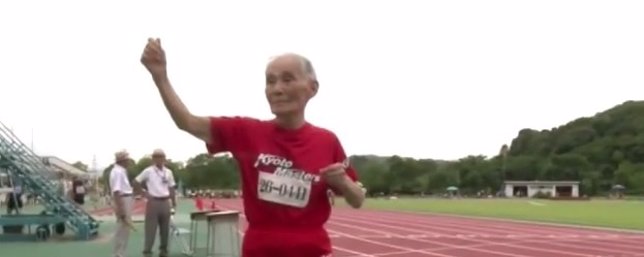 Un japonés de casi 104 años tiene el récord mundial en el hectómetro para centen
