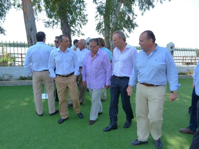 Navarro, Boluda, Fabra y Morata en el tradicional almuerzo de la Cámara