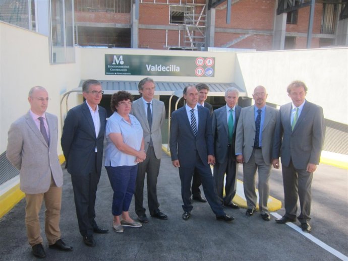 Inauguración del nuevo aparcamiento de Valdecilla Norte