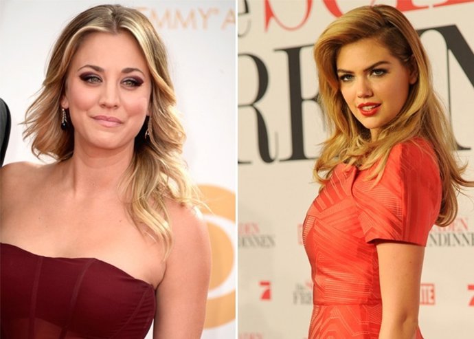Kaley Cuoco Kate Upton 