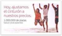 Iberia ofrecerá un millón de plazas a precios reducidos hasta el 18 de septiembre
